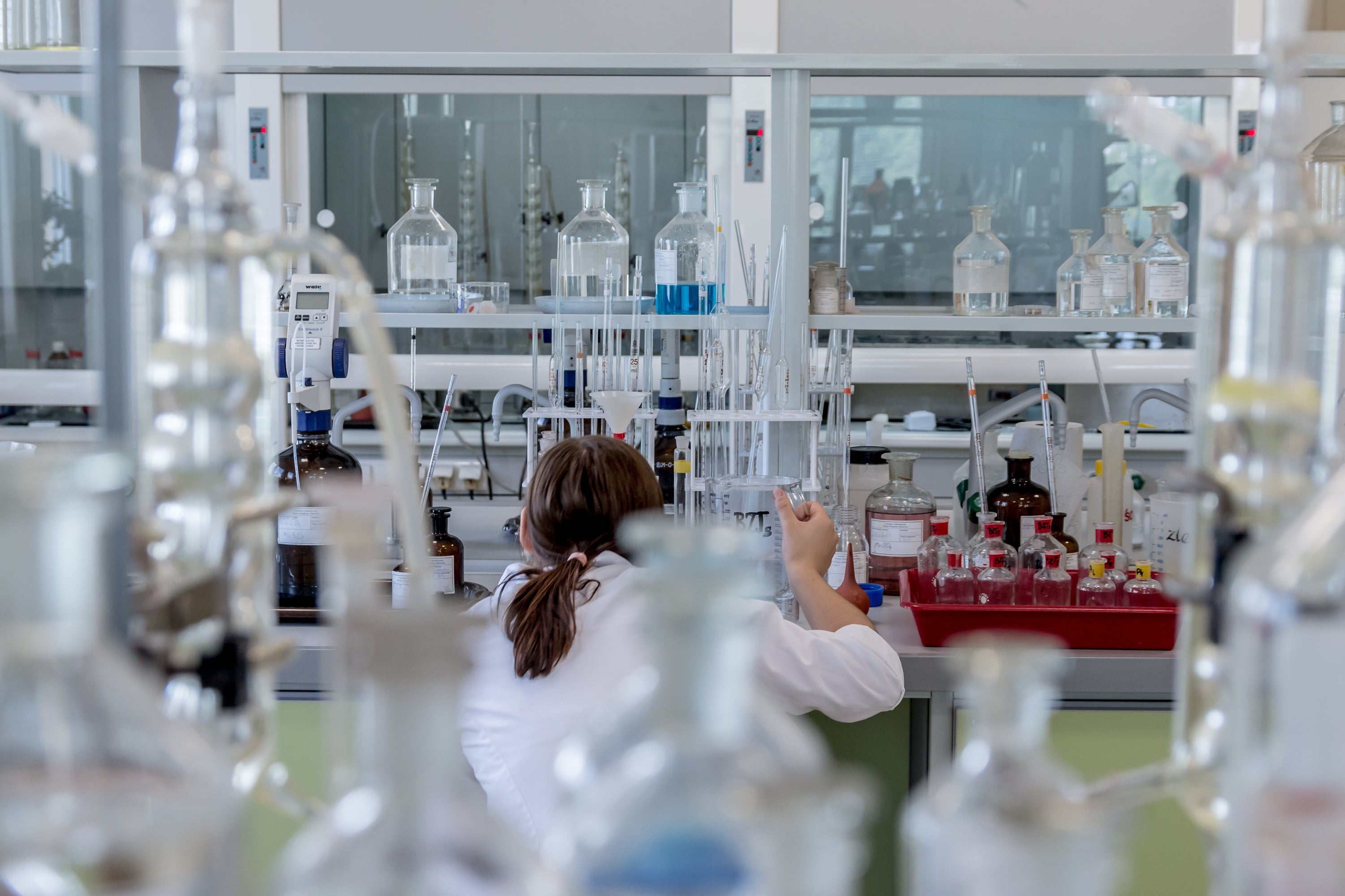 Chemist in the laboratory