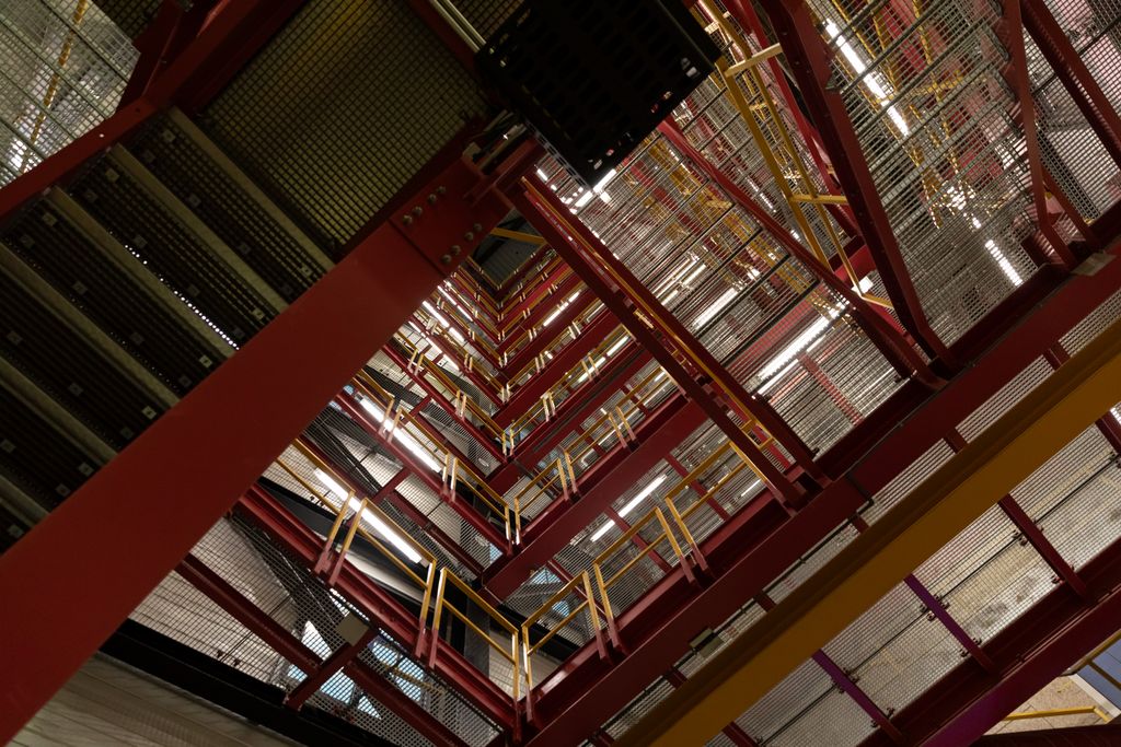 Spittelau waste incineration plant in Vienna, Austria.
